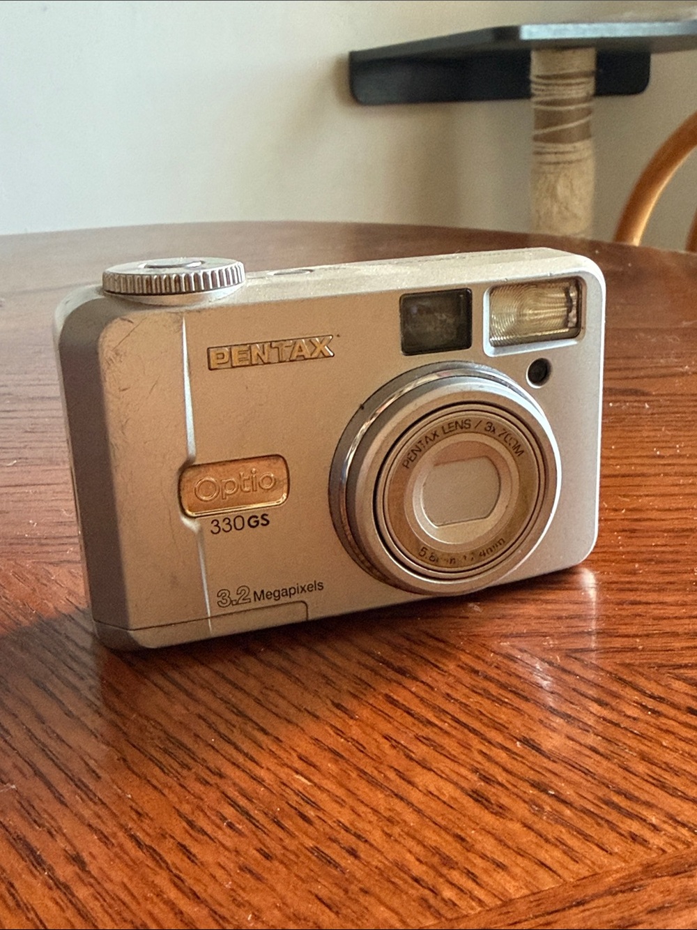 Pentax Silver Compact Digital Camera Optio 330GS